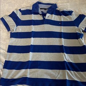 Amazing blue and white polo